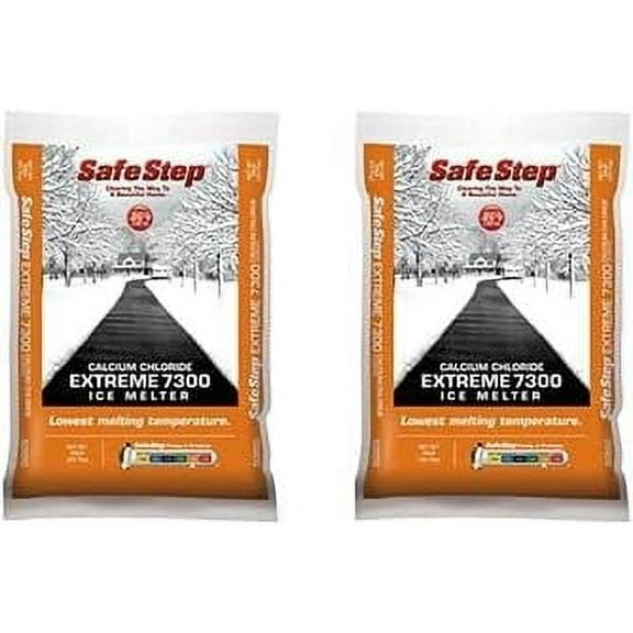 50850 Extreme 7300 Calcium Chloride Ice Melter, 50-Pound (2)