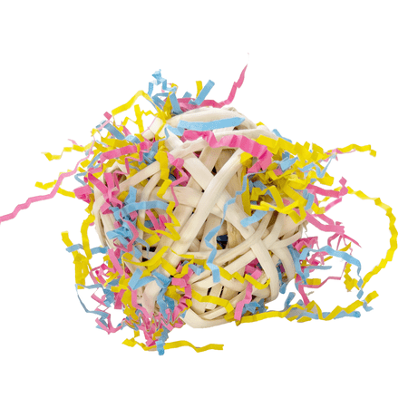 5086 Super Shreddy Large Bamboo Ball Mandarin Bird Toy by M&M