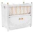 thumbnail image 1 of 509 Crew: Little Flora - 2-In-1 Wooden Doll Cabinet Bed - Flower-Tan-Pink, Sleep & Storage Station, Mattress & Pillow, Pretend Play Toy, Kids 3+, 1 of 8