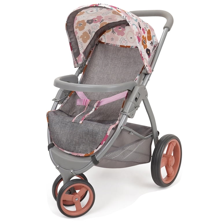 509 Crew: Melange Flora - Mabelle 3-Wheel Doll Jogger Stroller