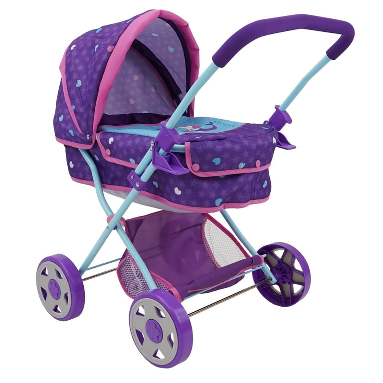 Toy pram and doll top