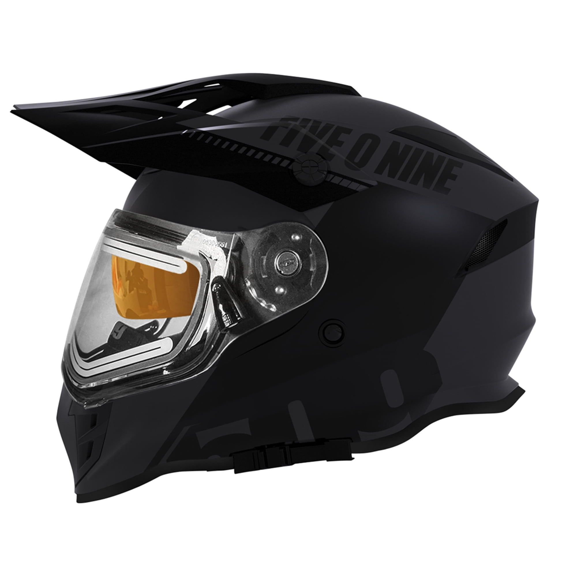 509 Delta R3L Ignite Full Face Heated Shield Snowmobile Helmet Black