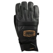 509  Free Range Snowmobile Gloves Insulated Waterproof Breathable Black Gum Medium F07001001-130-910