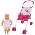 thumbnail image 1 of 509: Garden Stroll N Doll Set - 14" Baby Doll & Folding Stroller Set, Kids Pretend Play, Ages 3+, 1 of 5