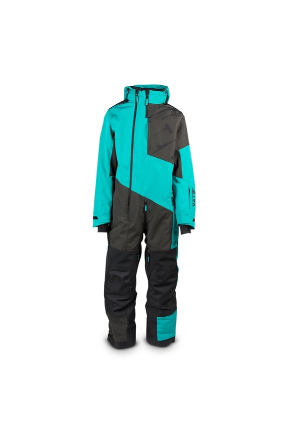 Mens Allied Mono Suit Shell Ventilated Waterproof DWR Coating Emerald Small F03000902-120-301