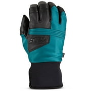 509  Stoke Snowmobile Gloves Insulated Leather Low Stretch Racing Light Sharkskin - F07001100-110-204