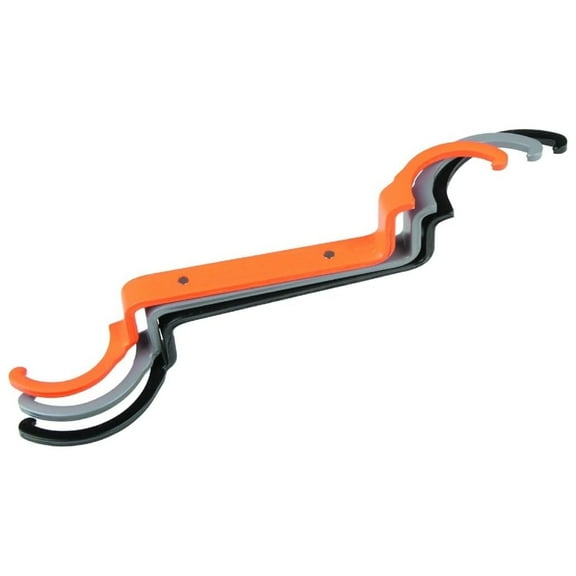 50900R Conduit Lockout Wrench Set,Lock Nut Wrench,Tighten and Loosen Locknuts in Tight Spaces,1/2, 3/4 and 1-Inch,Offset Bends,3-Piece