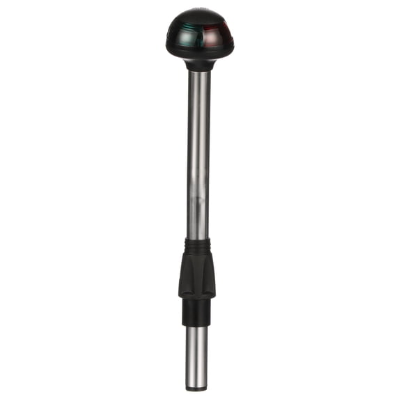 Attwood 5091-10-7 Bi-Color Stowaway 1-Mile Sidelights, 10-Inch Angled Pole, 225-Degree Visibility for Boats Up to 39.4 Feet