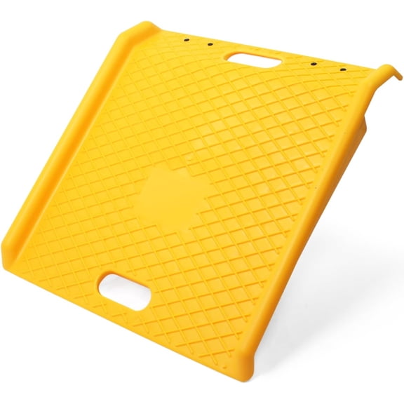 50962 Heavy Duty Curb Ramp Portable Poly Threshold Loading Ramp - with 1000lbs Weight Capacity for Furniture Dolly Hand Truck Moving Cart