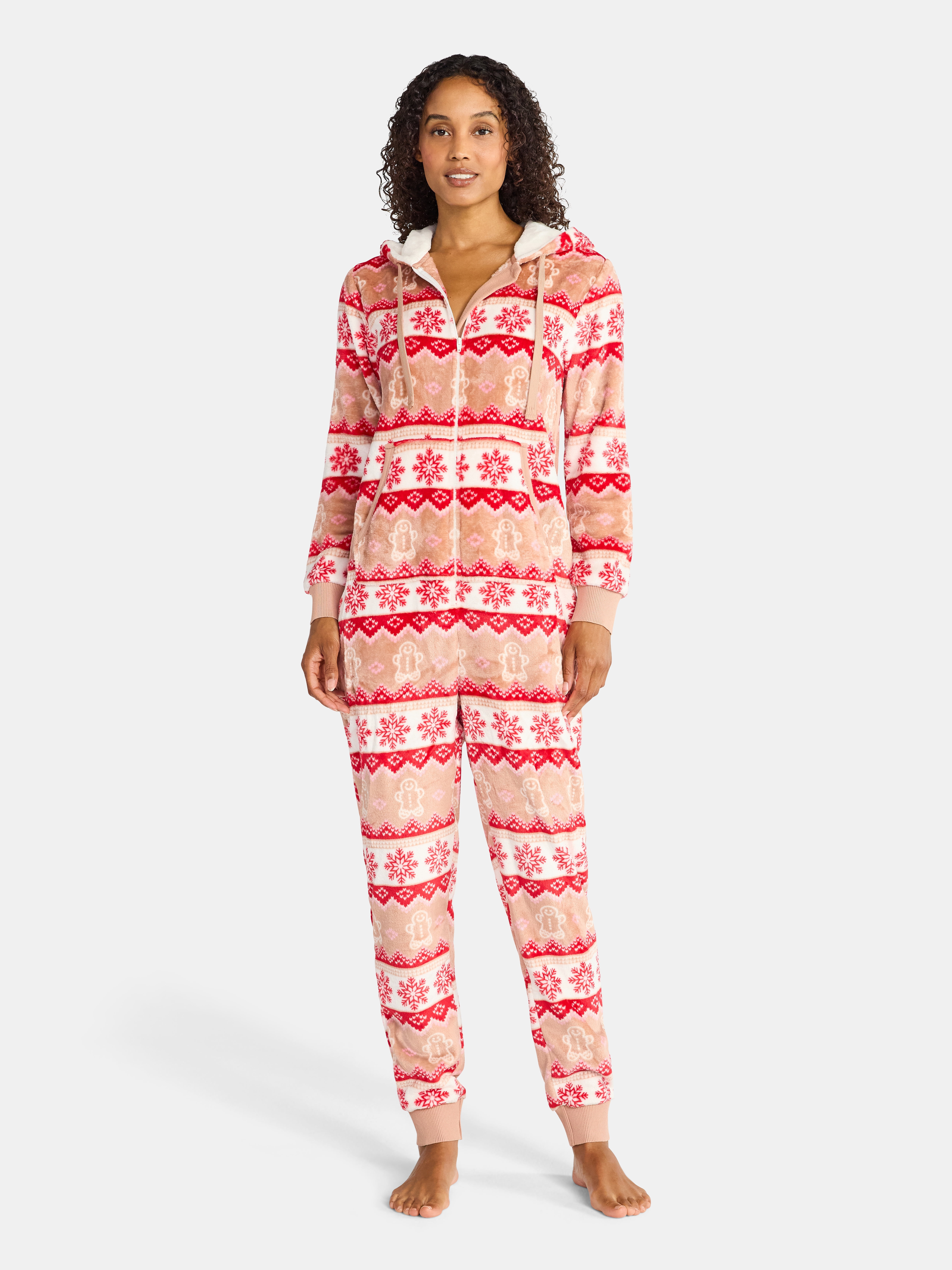 Holiday Time Women's Cabin Union Suit, Sizes XS-3X