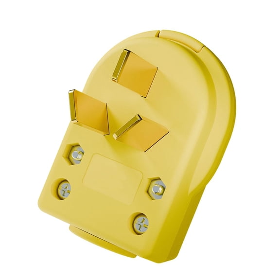50A 125/250V Alternating Current Plug Highly Power Industrial Electrical Plug 10-50P Screw Terminals Wiring Design Strai