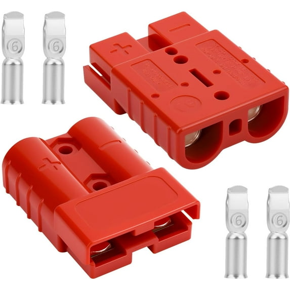 50A-600V Battery Quick Connect/Disconnect with 7/8/10/12 AWG, 2 PCS ...