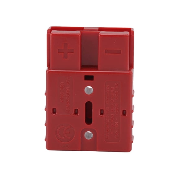 50A 600V Plug,50A 600V Connector Double Pole High Current Power Supply Plug Connector for Solar Panel Dual Battery System