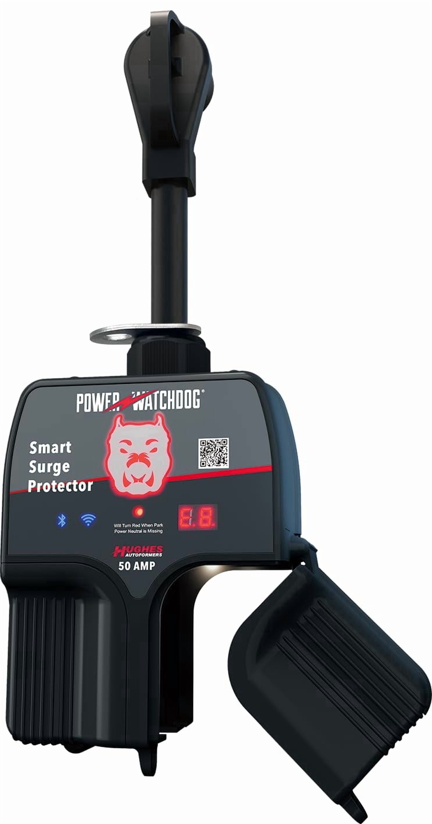 Power Watchdog PWD50W Smart RV Portable Surge Protector 50 Amp - Patented Wifi and Bluetooth Connectivity - Monitor Volt