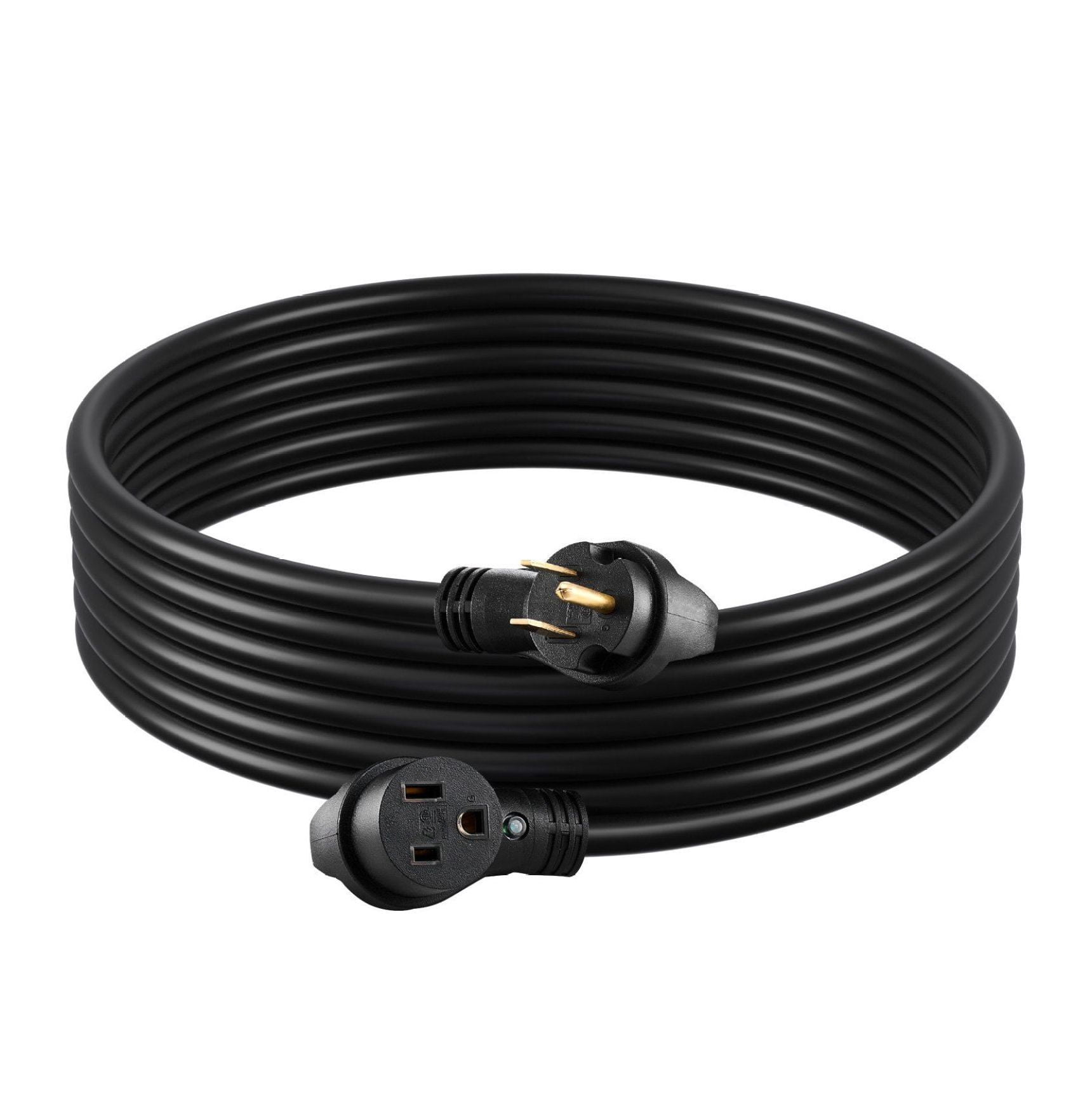 50 Amp Generator Extension Cord 50ft 12500W 6AWG NEMA 6-50R/P Heavy Duty