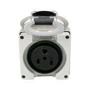 HIITIO NEMA 5-50R 50A 125V Heavy Duty Receptacle Outlet 2P3W ETL Listed