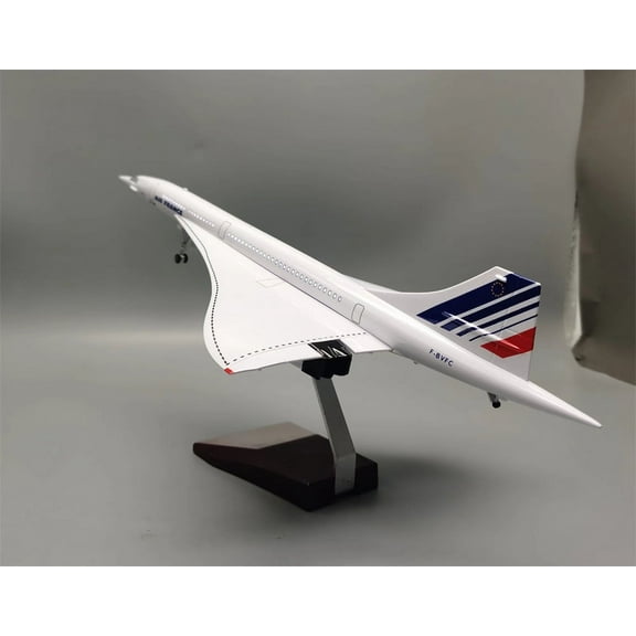 50CM 1:125 Scale Plane Concorde Air France Air Force One Model Airplane Toy Resin Airframe Aircraft Gift Display