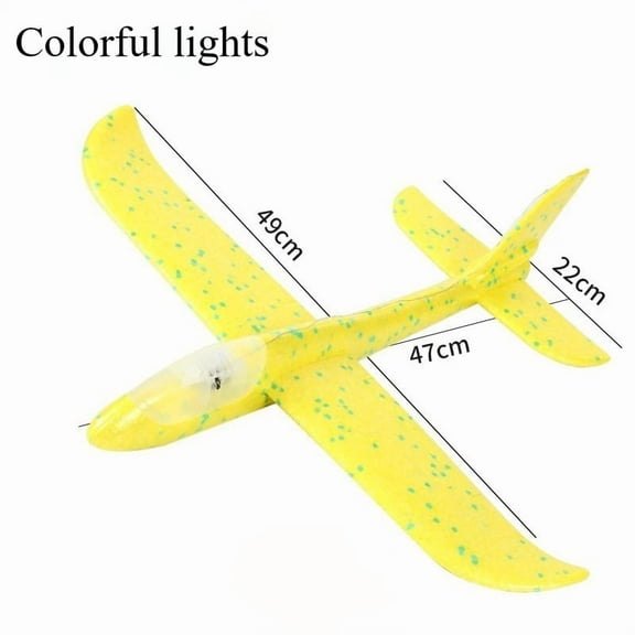 50CM Big Foam Plane Glider Hand Throw Airplane Light Inertial EPP Bubble Planes Outdoor Launch Kids Toys for Children Best Gift