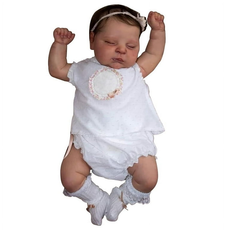 Reborn Baby Newborn 19 inch bebe reborn de silicone sólido molinho  ตุ๊กตายาง18 3D Skin Visible Veins Collectible Art Doll - AliExpress