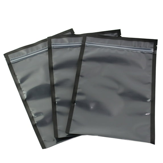 50CT 8"x12" Black And Clear Food Sealer Freezer Bags Sous Vide