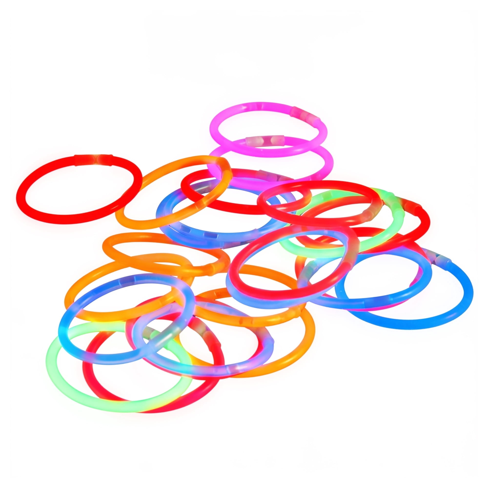 Glow Bracelet Party Favors, Multicolor, 8", 50 Count, Halloween by Way To Celebrate
