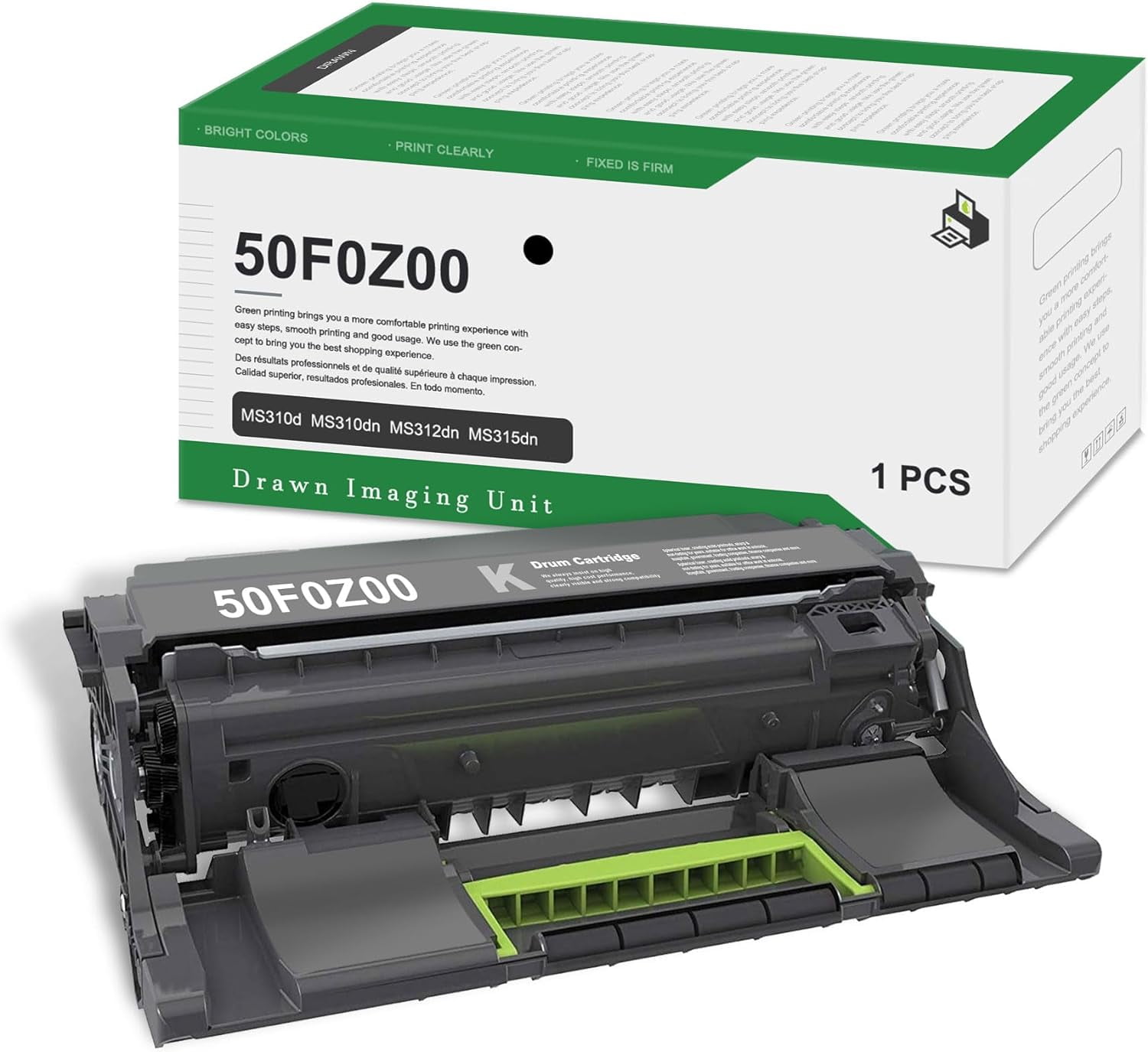 50F0Z00 Black Imaging Unit(1Pack) Imaging Unit Replacement for