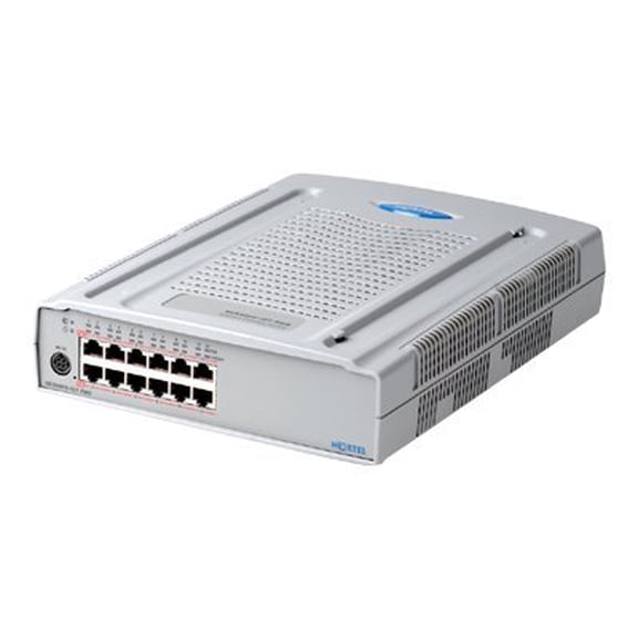 Nortel Business Ethernet Switch 50 FE-12T PWR - Switch - managed - 12 x 10/100 (PoE) - desktop - PoE