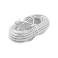 thumbnail image 1 of Steren 50ft Telephone Line Cord - 6 Conductor - RJ12 - White, 1 of 2