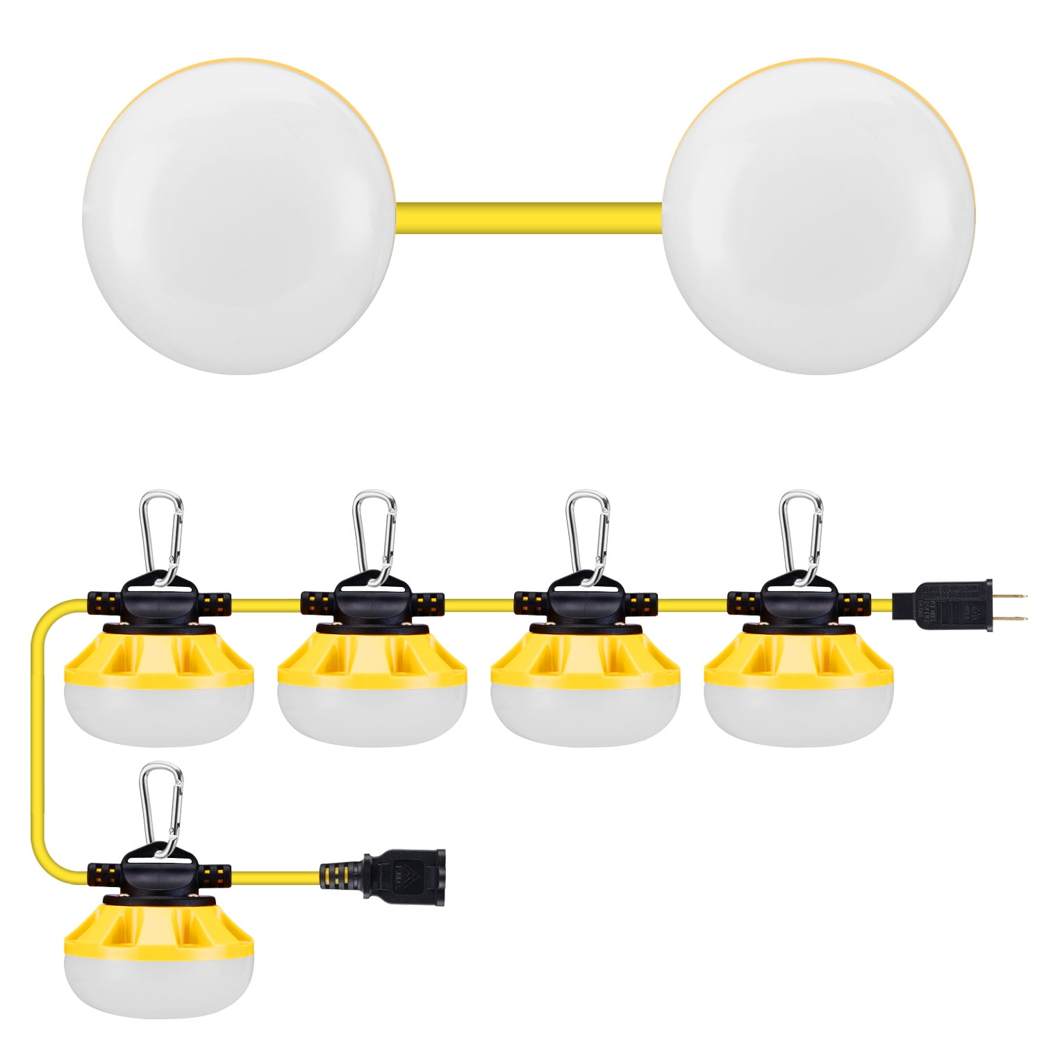 50FT LED Construction String Lights - Illuminate Your Workspace