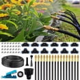 thumbnail image 1 of 50 FT Drip Irrigation Kit with Adjustable Nozzles & Quick Connect, Automatic Watering System for Outdoor, Raised Bed,Potted Plant, Containers & Potted Plants, 1 of 9