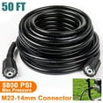 thumbnail image 1 of 50Ft High Pressure Washer Hose 5800PSI M22-14mm Power Washer Extension Hose, 1 of 9