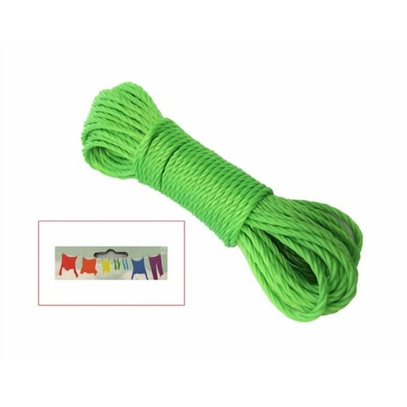 50Ft Plastic Clothes Line Household Outdoor Dry Laundry Rope String Multi Use