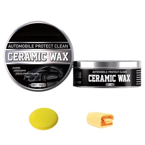 50G Ceramic Infused Car Polish Pastes Restores Paint Gloss Forms Long Lasting Protective Layer Professional Detailing Pastes