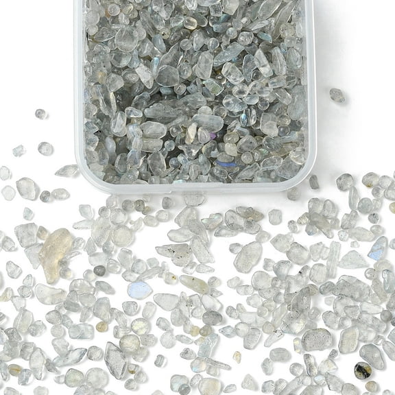 50G Natural Labradorite Beads No Hole/Undrilled Chip 5~7x5~7mm