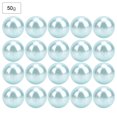 thumbnail image 1 of 50G Non Porous Imitation Pearls Decoration Hair Supplies Jewelry Accessories(Light Green), 1 of 8