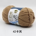 thumbnail image 1 of 50G Yarn Milk Cotton Crochet Yarn Anti-Pilling Fine Quality Hand Knitting Thread for Cardigan Scarf Hat Sweater Doll, 1 of 8