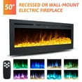 thumbnail image 1 of 50In. Electric Heater Fireplace Insert With Variable Flames And Remote Control, 1 of 9