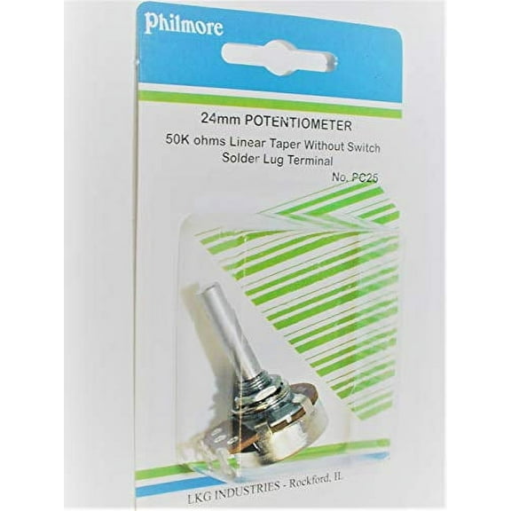 50K OHM Linear Taper Potentiometer 24mm - PC25