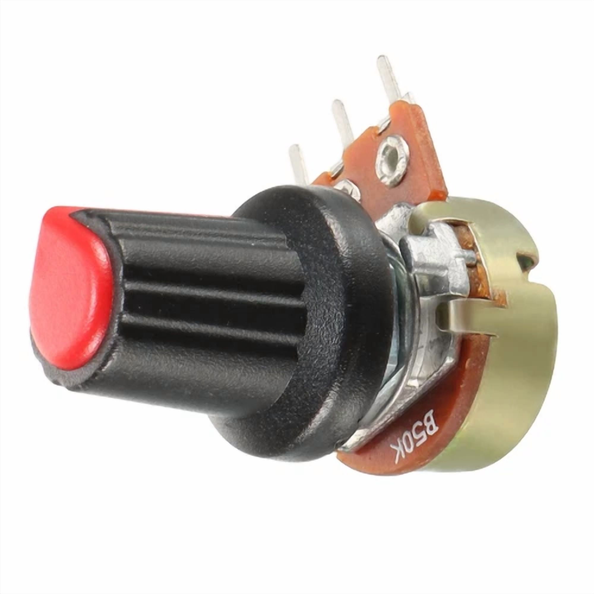 50K Ohm Variable Resistors Single Turn Rotary Carbon Taper ...