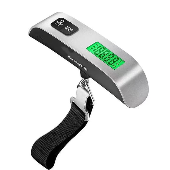 50KG luggage scale, electronic scale, handheld scale, luggage, travel, household use, high-precision portable airplane scale, hook