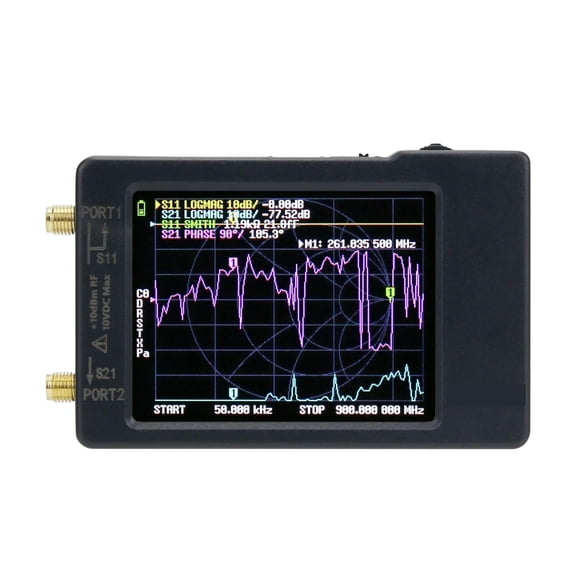 50KHz-1.5GHz Tiny Handheld Vector Network Analyzer Antenna Analyzer