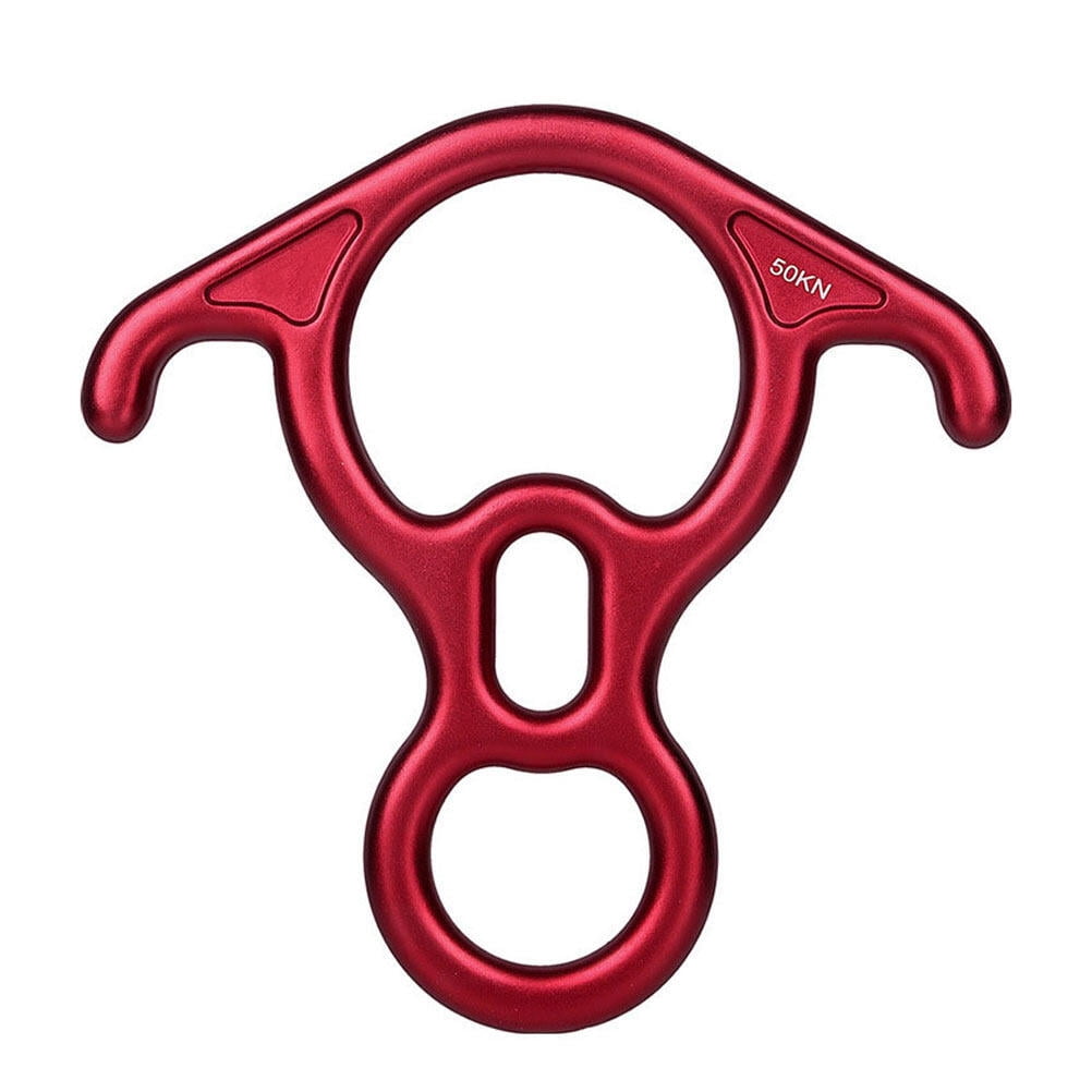 50KN Figure 8 Descender Alloy Belaying Rappelling Gear Belay Device