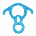 thumbnail image 1 of 50KN Rescue Figure 8 Descender Rock Climbing Rigging Plate Aluminum Alloy, for Climbing Device, Ziplining and Peak Rescue Aluminum Alloy（blue）, 1 of 5