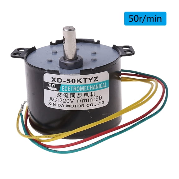 50KTYZ Permanent Magnet Synchronous Motor AC220V 2.5-50R/Min Low Speed Reducer Motors with Controllable Positive Negative Inversion
