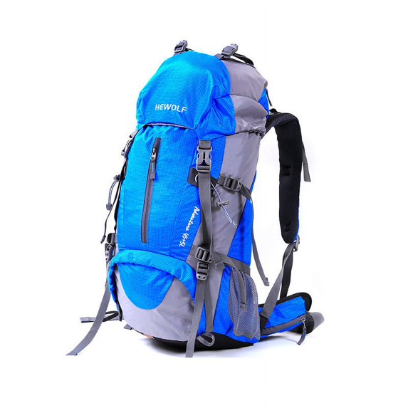 50L Backpack Men And Women Outdoor Leisure Mountaineering Bag,Orange