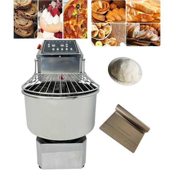 50L Commercial Stand Mixer Dough Mixer Double Electric Dough Blender Food Mixing Machine Double Action Double Speed
