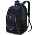 thumbnail image 1 of Extra Large Travel Backpack with Laptop Pocket,35L Lightweight Travel Work College School Bag for Men and Women,Navy,06512, 1 of 10