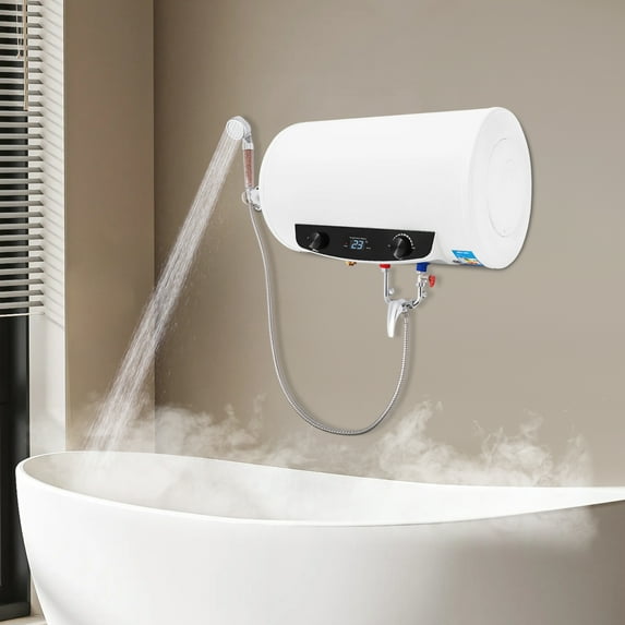 50L Full-Automatic Electric Water Heater with Ceramic Liner – Safe, Energy-Efficient, Anti-Rust, and Easy to Operate, 1500W Power, 30-75℃