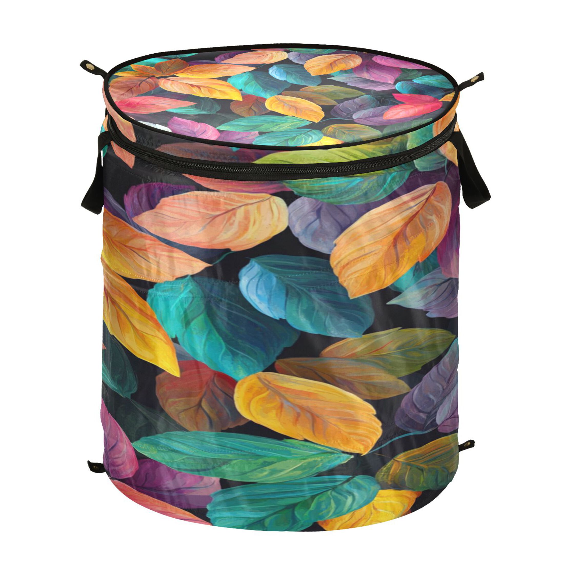 Fall Foldable 50L Large Capacity Foldable Elastic Storage Basket Laundry Basket ...
