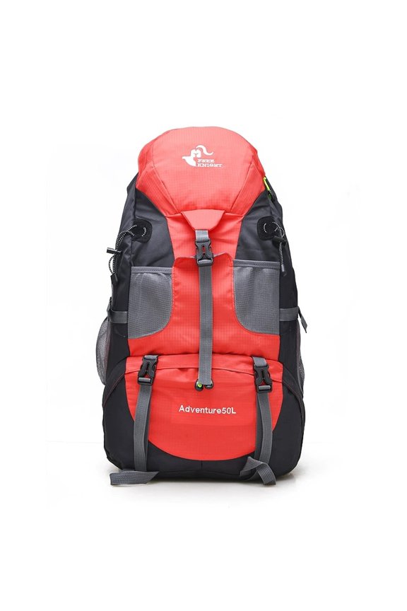 50L Large Capacity Unisex Outdoor Hiking Backpack, Waterproof Trekking Rucksack For Men Women Camping Travel Sports With Comfortable Shoulder Support And Weight Distribution